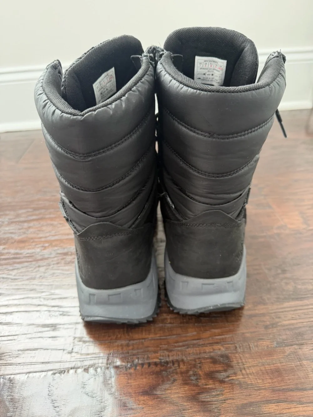 The North Face Black Military-Style Lace Boots